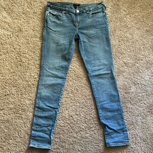 Stellah Blue Skinny Jeans with Subtle Fading